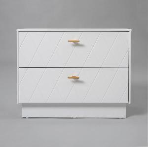 Mesita Diamon 2 C lacado blanco 61*50*34
