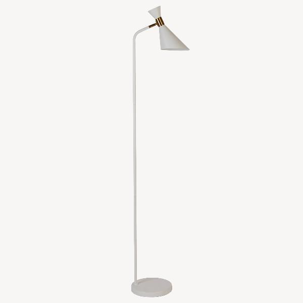 LAMPARA SUELO METAL BLANCO 140*35*28 CM