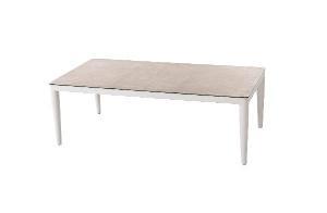 Formentor white terrace set and beige seat