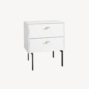 CONSOLA DIAMOND 2 PUERTAS, VISAGRA FRENO 121*80.5*40 CM. LACADO PERLADO