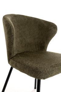 Chaise Vega, revêtement vert