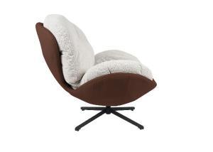 Egg Chair 360º drehbar, Terrakotta-Polsterung