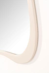 large mirror 180x80 cm off-white wooden frame