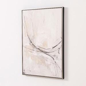 Set of 2 oil paintings 60*90*3.5cm, wooden frame