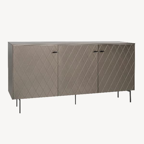 APARADOR DIAMOND 3 PUERTAS, VISAGRAS DE FRENO 182*90.5*40 CM. LACADO PERLADO