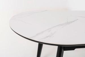 Extendable table with porcelain top 140/180*85*76 cm