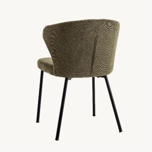 Chaise Vega, revêtement vert