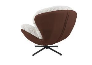 Egg Chair 360º drehbar, Terrakotta-Polsterung