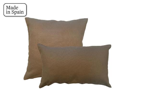 COJIN LINO 100%. COLOR CHOCOLATE