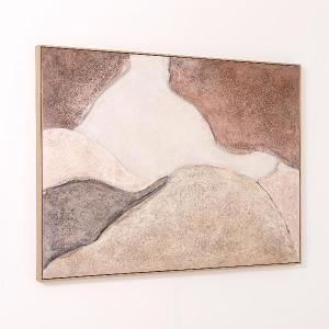 Cuadro oleo, marco madera 120x160 cm