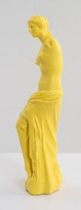 Sculpture Vénus jaune 30 cm