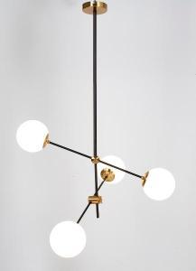 Ceiling lamp with white shades 55*100*55 cm