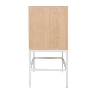Push 2 C Tisch, Eichenmelamin, Metallgestell, 72,5*48*33,5 cm