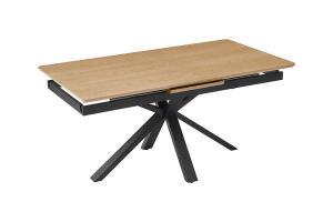 Extendable oak veneer table 160/200*90*75 cm