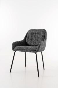 Chaise pivotante Belmont 360º, revêtement gris