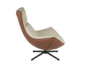 Hans 360º swivel armchair, caldera upholstery