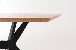Oak veneer table 140*80*75 cm