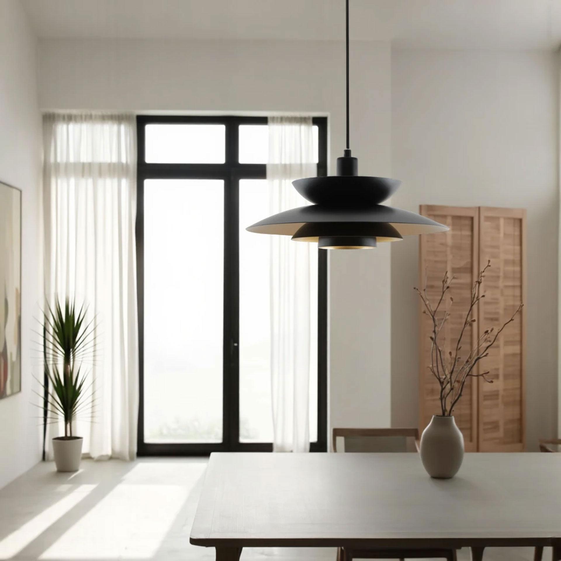 Black Dina ceiling lamp