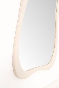 large mirror 180x80 cm off-white wooden frame