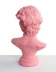 David pink resin sculpture 36 cm