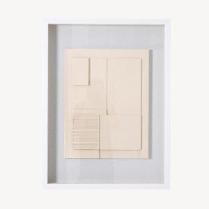 Display case with wooden frame 60*80 cm