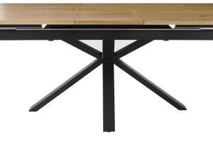 Extendable oak veneer table 160/200*90*75 cm