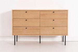 Nela oak veneer dresser (KIT)