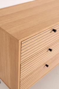 Nela oak veneer dresser (KIT)