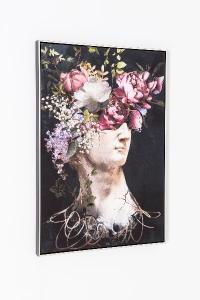 Set of 2 oil paintings with wooden frame 60*90 cm/unit.