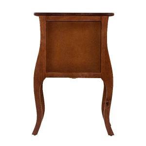 Paris Nachttisch mit 2 Schubladen, 47 cm