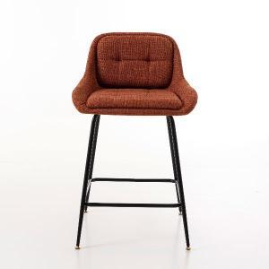 Sgabello girevole Belmont 360º, rivestimento nero