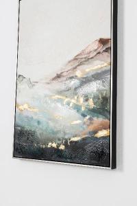Set of 2 oil paintings with wooden frame 60*90 cm/unit.