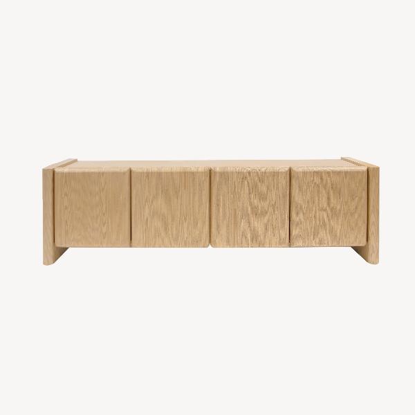 MUEBLE TV GIO. 4 PUERTAS, CHAPA ROBLE 180*45*50 CM