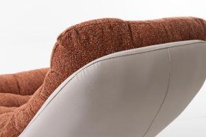 Arti 360º swivel armchair, caldera upholstery