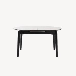 Extendable table with porcelain top 140/180*85*76 cm