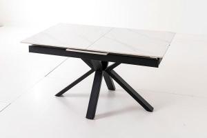 Extendable table with porcelain top 140/180*85*76 cm