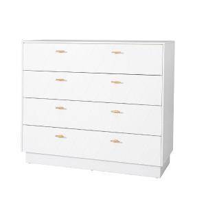Comoda Diamon 4 C lacado blanco 102*90*42 cm