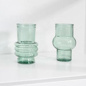 Javea green bottle 17 cm