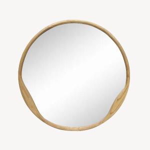 ESPEJO CIRCULAR MADERA ROBLE 120*120 CM