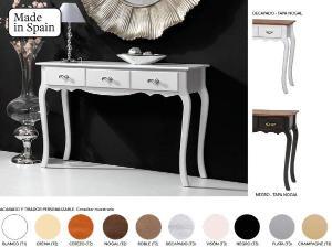 Classic entrance with 3 drawers. Width 120 cm. 120*78*32 cm