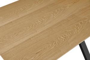 Extendable oak veneer table 160/200*90*75 cm