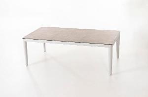 Formentor white terrace set and beige seat