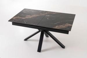 Extendable table with porcelain top 140/180*85*76 cm