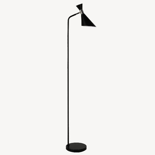 LAMPARA SUELO METAL NEGRO 140*35*28 CM