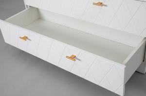Comoda Diamon 4 C lacado blanco 102*90*42 cm