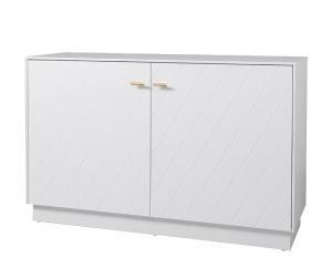Consola Diamond 2 P lacado blanco 121*80*40 cm