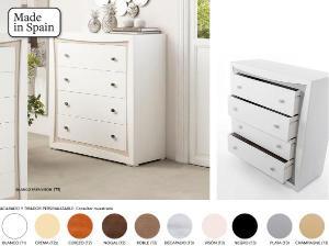 Berlin 4-drawer chest of drawers, 95 cm