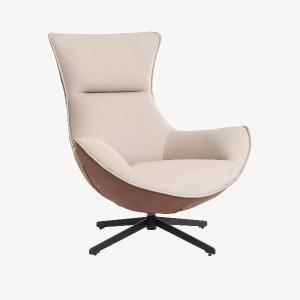 Hans 360º swivel armchair, caldera upholstery