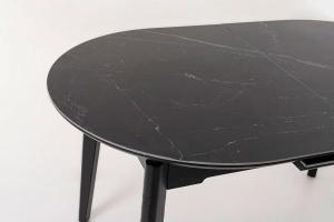 Extendable table with porcelain top 140/180*85*76 cm