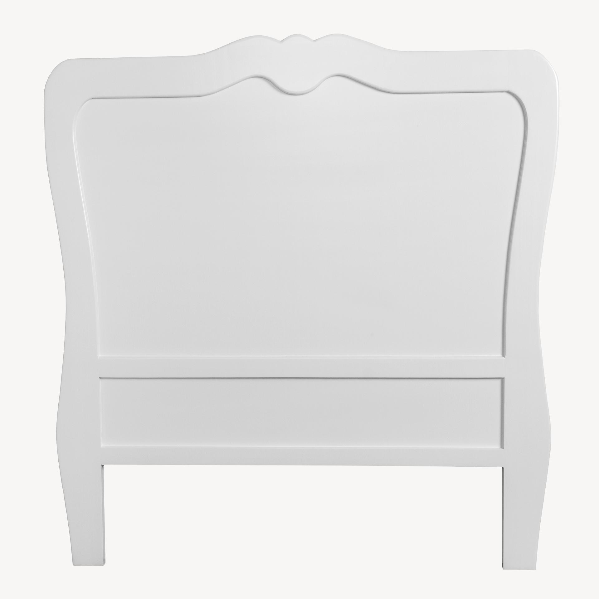 Cabecero curvo madera cama 90 y 105 cm